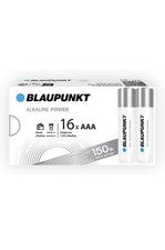 Baterías alcalinas BLAUPUNKT AAA, paquete de 16, mejores para relojes de pared, controles remotos de TV segunda mano  Embacar hacia Mexico
