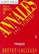 Annales brevet 1991 d'occasion  France