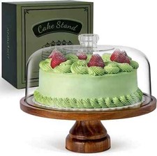 Cake stand acacia for sale  BRADFORD