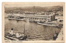 Cartolina trieste stazione usato  Trieste