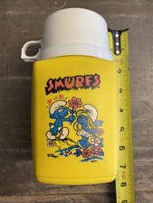 1980s smurfs thermos for sale  Saint Charles