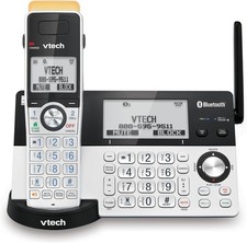 Telefone secretária eletrônica sem fio VTech Bluetooth 1 aparelho super longo alcance comprar usado  Enviando para Brazil