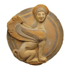 Bassorilievo fenice terracotta usato  Venezia