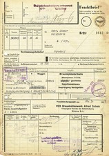 Frachtbrief ddr 1955 gebraucht kaufen  Kassel