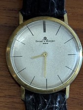 Relógio unissex sólido 18k BAUME & MERCIER corda Classima sem manutenção 32,7 mm comprar usado  Enviando para Brazil