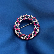 Broche vintage couronne d'occasion  Marcq-en-Barœul