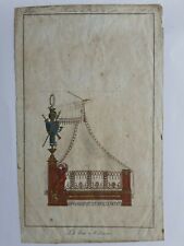 Gravure 19ème aquarelle d'occasion  Locminé