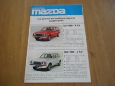 Brochure automobiles mazda d'occasion  Einville-au-Jard
