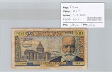 Billet 500 francs d'occasion  Toulon-