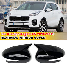 Tampa de espelho retrovisor ABS chifre de boi preto brilhante para Kia Sportage KX5 2016-2019 comprar usado  Enviando para Brazil