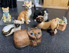 Cat figurines ornaments for sale  SELBY