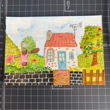 Handgemalt aquarell karte gebraucht kaufen  Neumünster