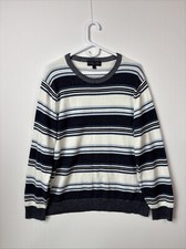 Suéter feminino Brooks Brothers grande supino algodão listra horizontal azul comprar usado  Enviando para Brazil
