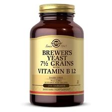 Usado, Levedura de cerveja Solgar 7 1 2 grãos com vitamina B12 250 comprimidos comprar usado  Enviando para Brazil