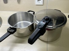 Schnellkochtopfset 6 edelstahl gebraucht kaufen  Krefeld