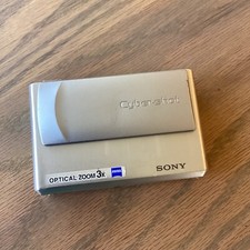 Câmera Digital Sony Cyber-shot DSC-T1 5.0MP Prata. Funcionando. SOMENTE CÂMERA. comprar usado  Enviando para Brazil