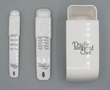 Conjunto de 3 xícaras de chá ajustáveis Pampered Chef e 2 colheres de sopa comprar usado  Enviando para Brazil