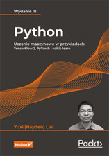 Python. Uczenie maszynowe w przykładach (wyd. 2022) (przykladach) na sprzedaż  PL