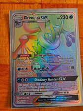 Usado, Greninja GX - 133/131 Forbidden Light Rainbow Pokemon - QUASE PERFEITO/PERFEITO 2019 Sun & Moon comprar usado  Enviando para Brazil