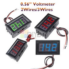0.56" 2/3 fios Voltímetro Digital Led Dc 5V-30V/120V Ac Medidor de painel 70V-500V Volt comprar usado  Enviando para Brazil