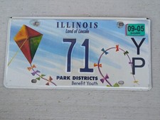 2005 Illinois Park Districts placa #71 número baixo comprar usado  Enviando para Brazil