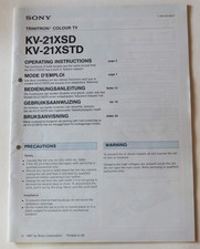 Bedienungsanleitung sony trini gebraucht kaufen  Nürnberg