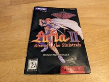 Lufia II Rise of the Sinistrals Instruction Booklet Super Nintendo US comprar usado  Enviando para Brazil