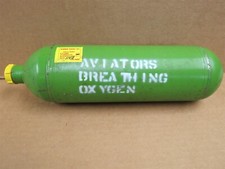 Usado, Cilindro de oxigênio respirável aviadores MS26545-A2X0096 para aviação militar (vazio) comprar usado  Enviando para Brazil
