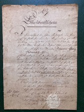 alter Erlaubnisschein aus Roda von 1843  (N)150223 comprar usado  Enviando para Brazil
