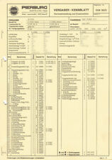 Datenblatt einstelldaten solex gebraucht kaufen  Babenhausen