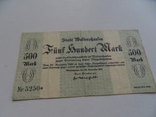 Notgeld 500 mark gebraucht kaufen  Saalfeld/Saale