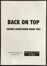 Suzuki gsxr1100 motorcycle for sale  LEICESTER