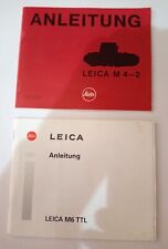Leica manuali originali usato  Roma