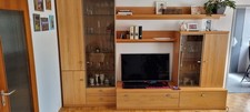 Wohnwand modern echtholz gebraucht kaufen  Nürnberg