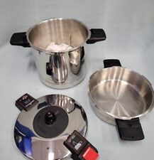 Panela de pressão Magefesa 8,4 qt e 3 qt fogão de aço inoxidável panela Rapid II comprar usado  Enviando para Brazil