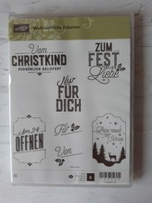 Stampin stempelset weihnachtli gebraucht kaufen  Brieskow-Finkenheerd