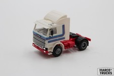 Herpa Scania 142 V8 Zugmaschine beige/blau/rot 1:87 /H24234 comprar usado  Enviando para Brazil