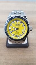 Raro relógio Invicta 42mm Pro Diver amarelo/aço modelo: 3160 *LEIA* comprar usado  Enviando para Brazil