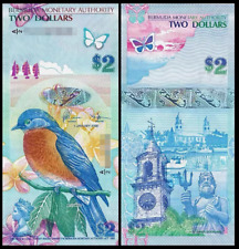 2009 Bermudas 2 dólares NOTA MOEDA UNC comprar usado  Enviando para Brazil