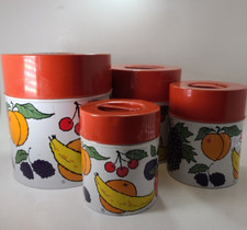 Nesting metal canisters for sale  Merlin
