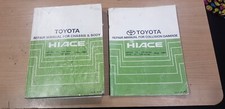 Usado, 2 TOYOTA HIACE RZH / LH ATÉ 125 SERIES CHASSI E MANUAIS DE CARROCERIA DE AGOSTO DE 1989 comprar usado  Enviando para Brazil