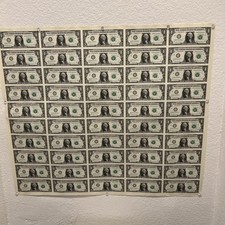 Uncut sheet one for sale  Las Vegas