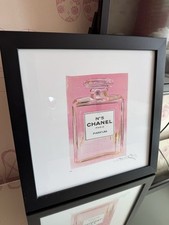 Framed chanel no5 for sale  WIDNES