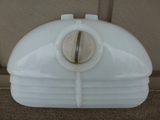 Raro Vintage Antigo Vidro Leitoso Eletrodoméstico Acabamento Fogão Tampa de Luz Temporizador de Vento comprar usado  Enviando para Brazil
