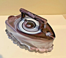 RARO - Vidro vintage roxo escória (ametista) ferro plano - Prato de 2 peças - Imperial? comprar usado RARO - Vidro vintage roxo escória (ametista) ferro plano - Prato de 2 peças - Imperial? comprar usado  Enviando para Brazil