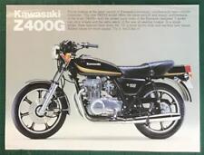 Kawasaki z400g motorcycle for sale  LEICESTER