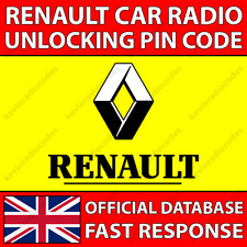 ✅RENAULT RÁDIO CÓDIGO DESBLOQUEIO PIN FORNECIDO MASTER TRAFIC MEGANE CLIO CENIC TWINGO✅ comprar usado  Enviando para Brazil