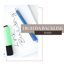 DA 50+ SEO Backlink | Dofollow Backlink Link building | Backlink de qualidade manual comprar usado  Enviando para Brazil