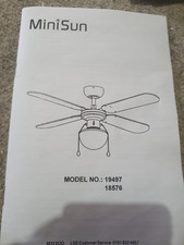 Ventilateur plafond moderne d'occasion  Josnes