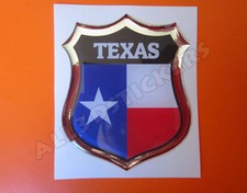 Usado, Adesivo adesivo vinil emblema 3D resina cúpula bandeira Texas - EUA comprar usado  Enviando para Brazil